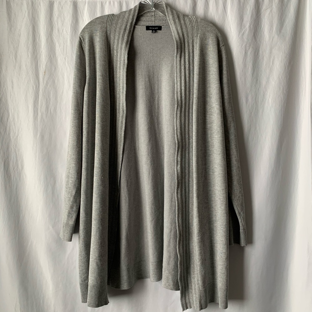 Verve Ami ✖️ Gray Long Sleeve Soft Cardigan Medium